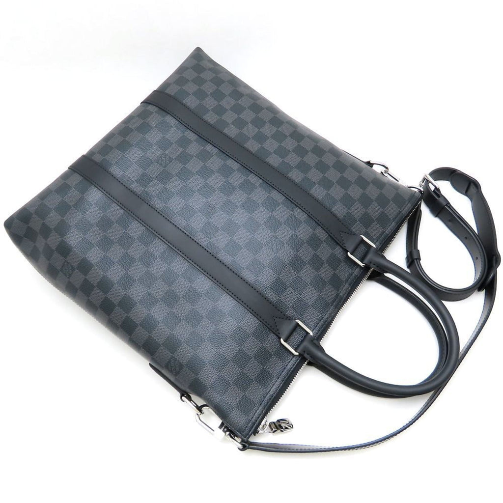 Louis Vuitton Black Damier Graphite Gray Damier Graphite Tote Bag