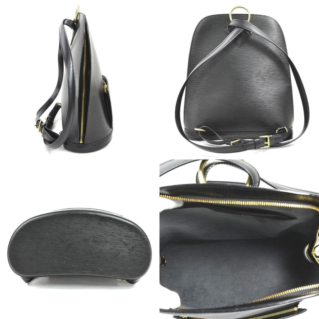 Louis Vuitton Black Epi Leather Backpack
