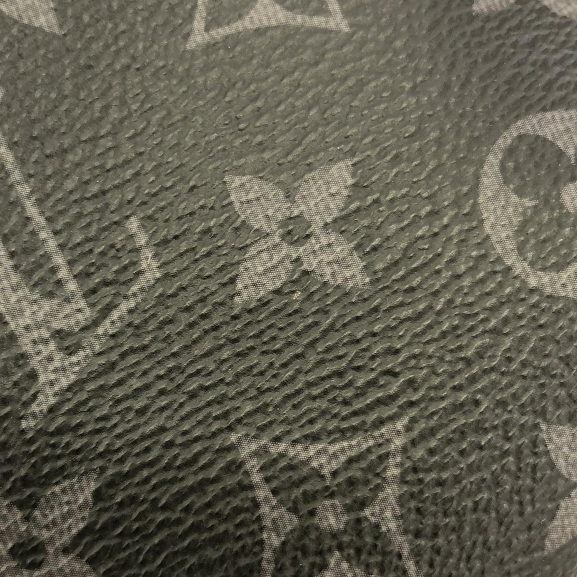 Louis Vuitton Taigarama Black Coated Canvas Leather Backpack