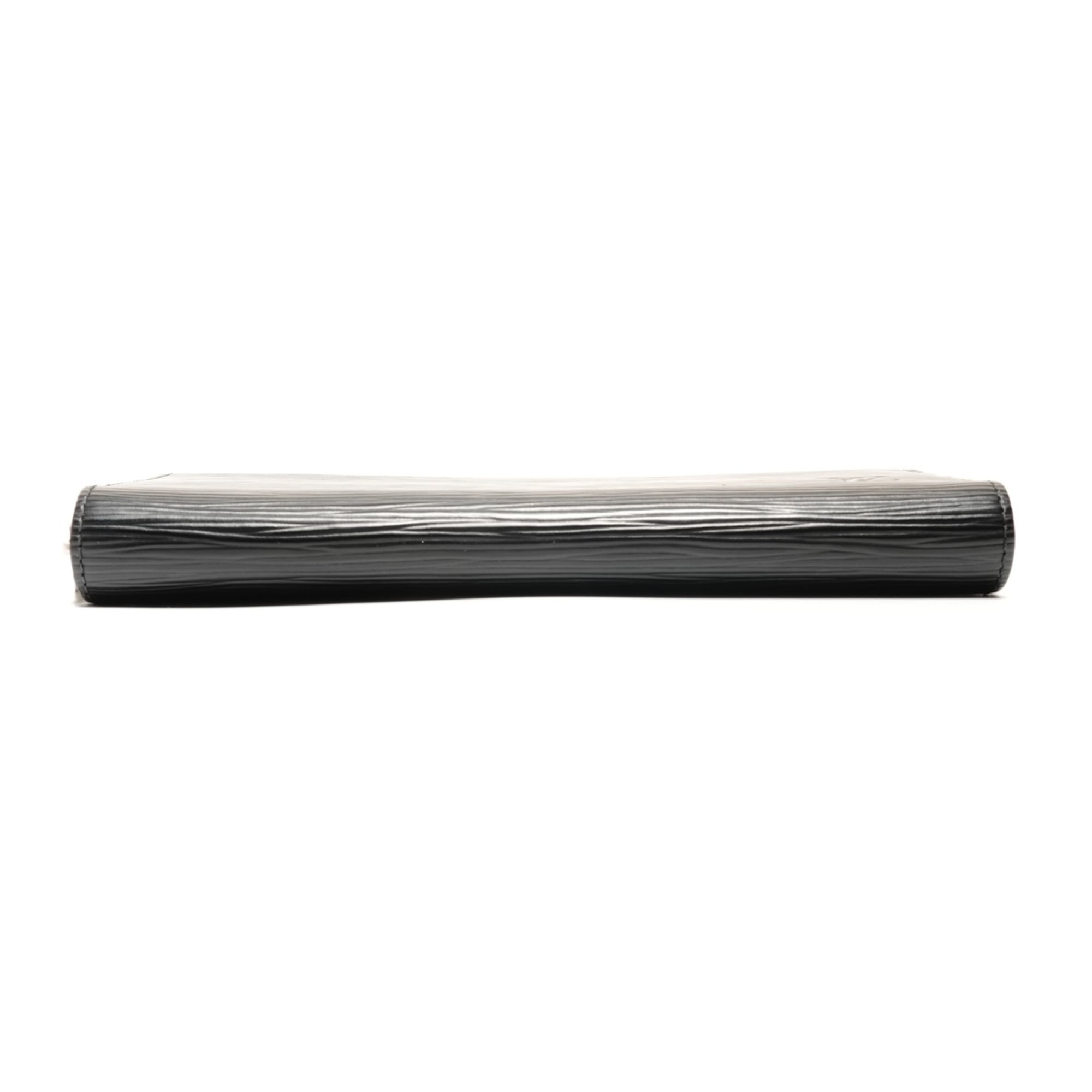 Louis Vuitton Epi Black Epi Leather Long Wallet