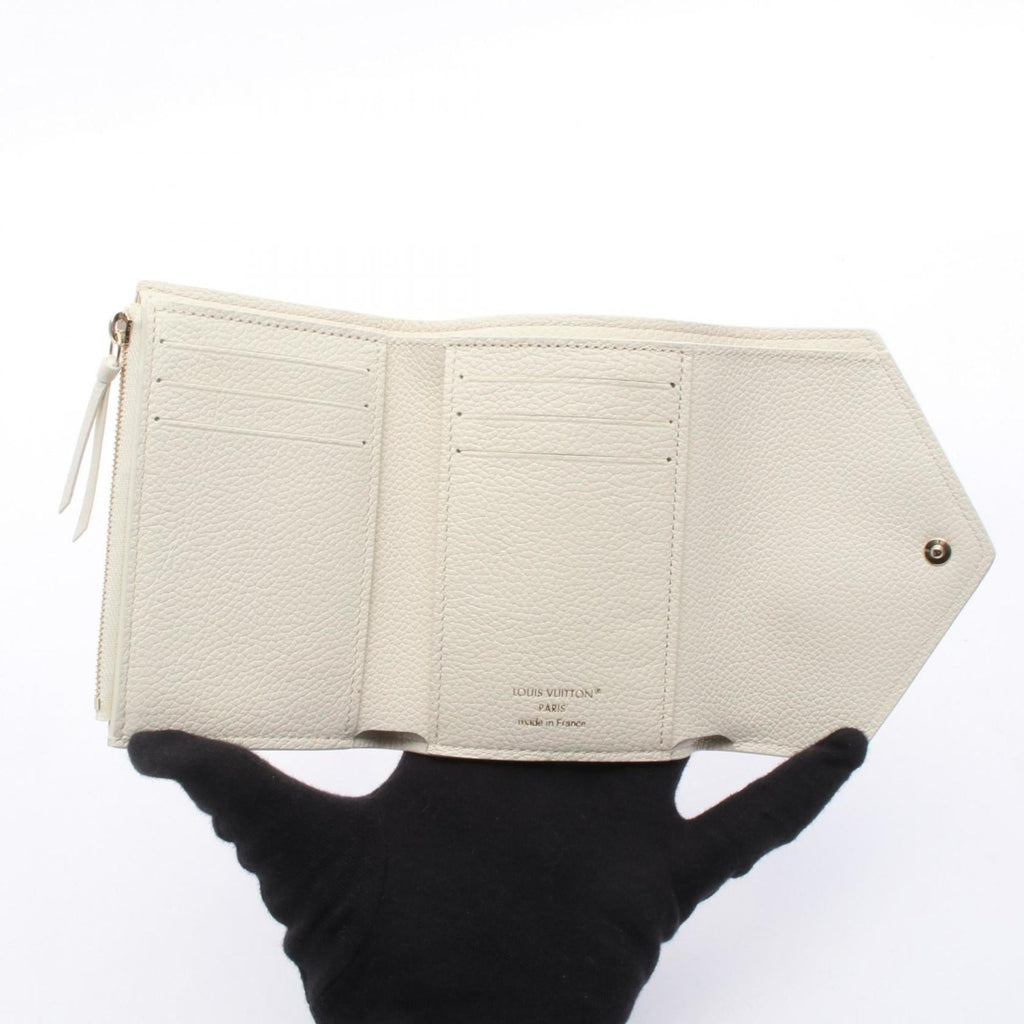 Louis Vuitton Peach Pink White Monogram Empreinte Wallet (Tri-Fold)