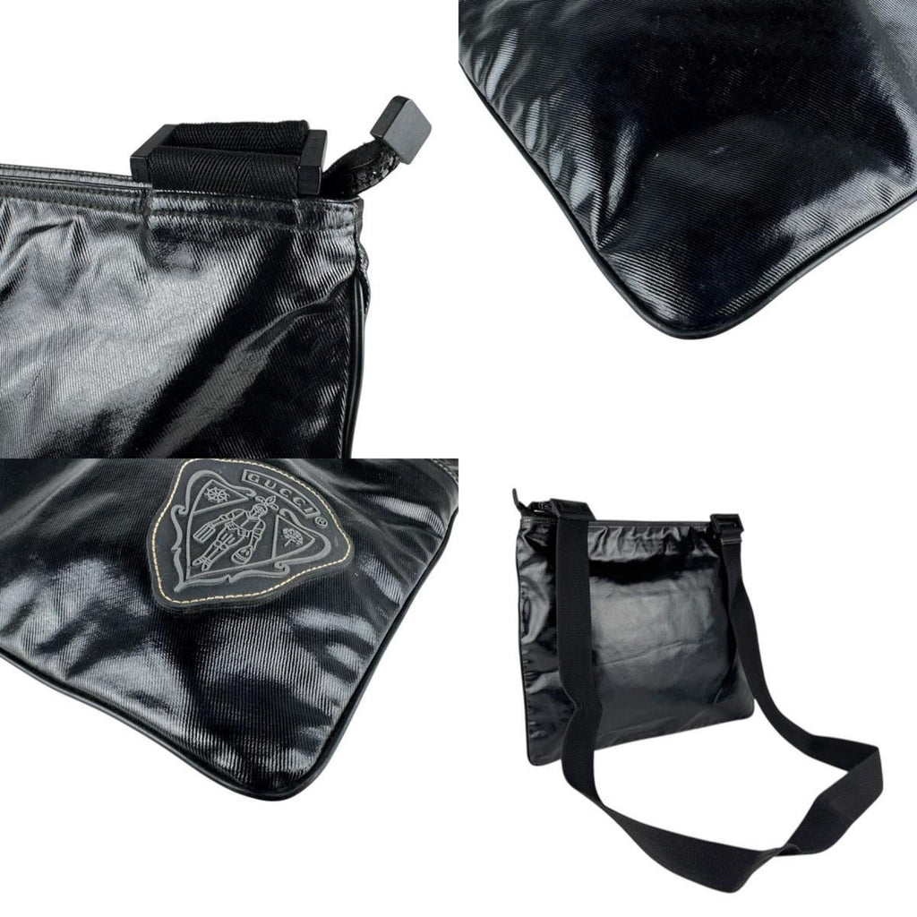 Gucci Black Pvc Shoulder Bag (Pre-Owned)