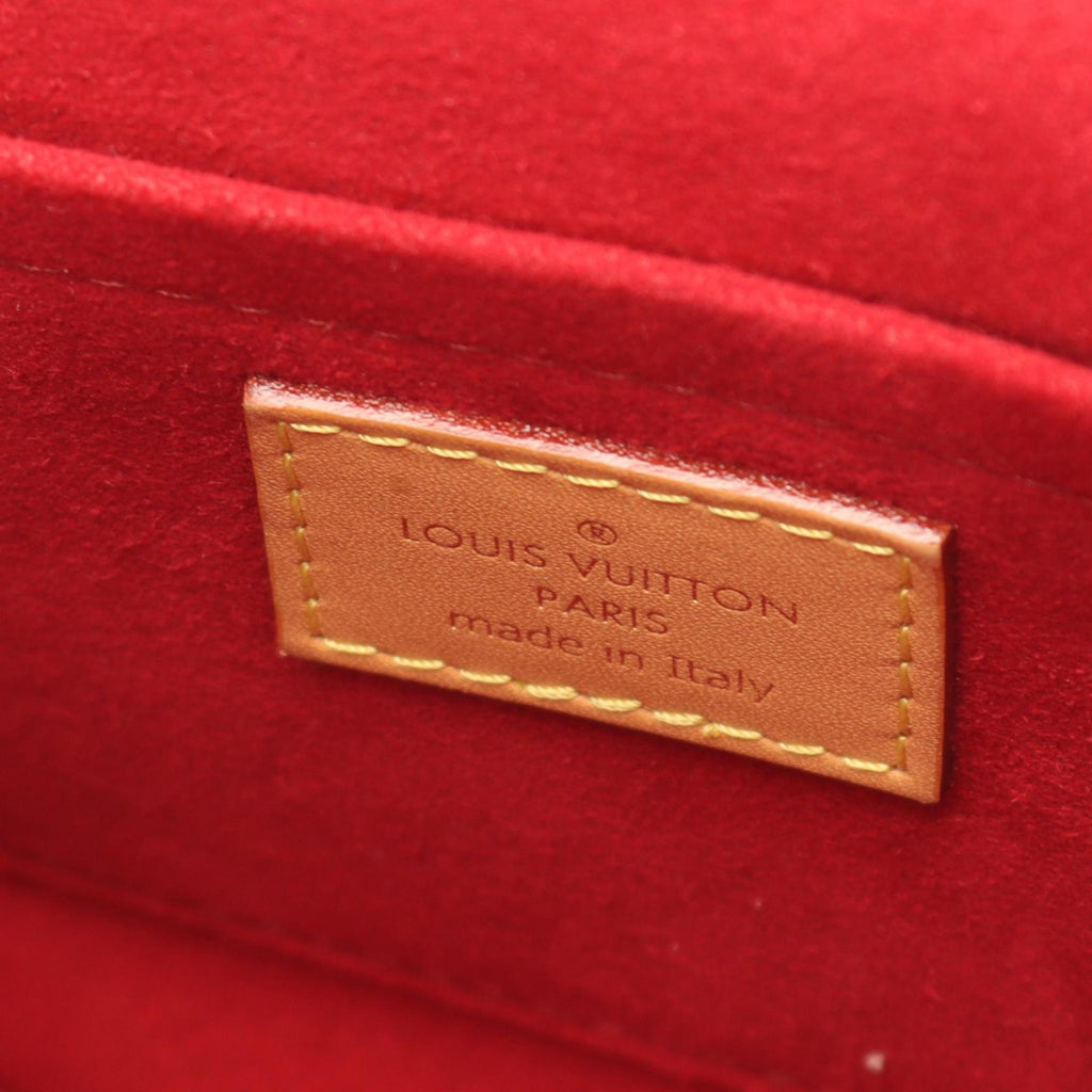 Louis Vuitton Brown Monogram Coated Canvas Leather Shoulder Bag
