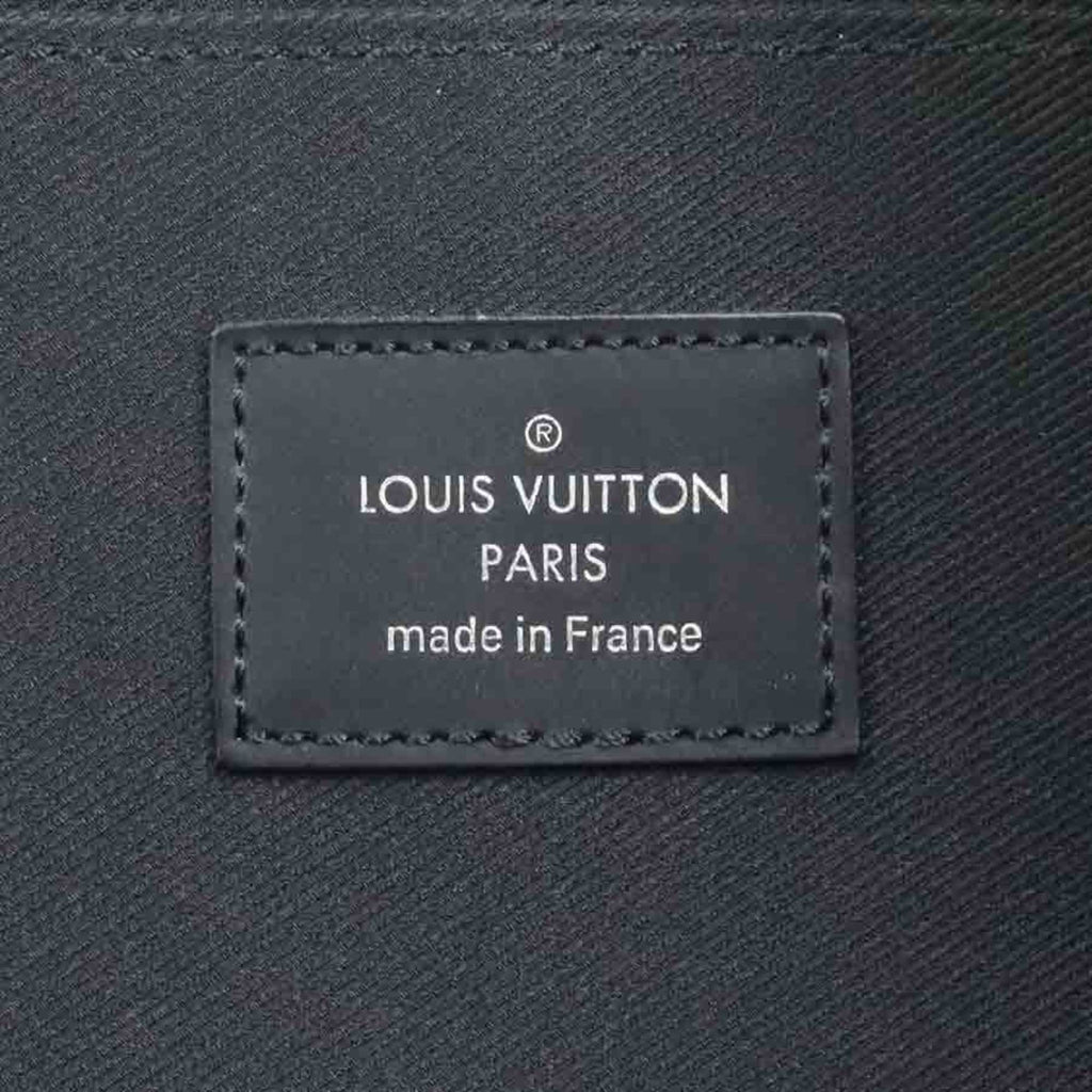 Louis Vuitton Black Damier Graphite Clutch Bag Pochette