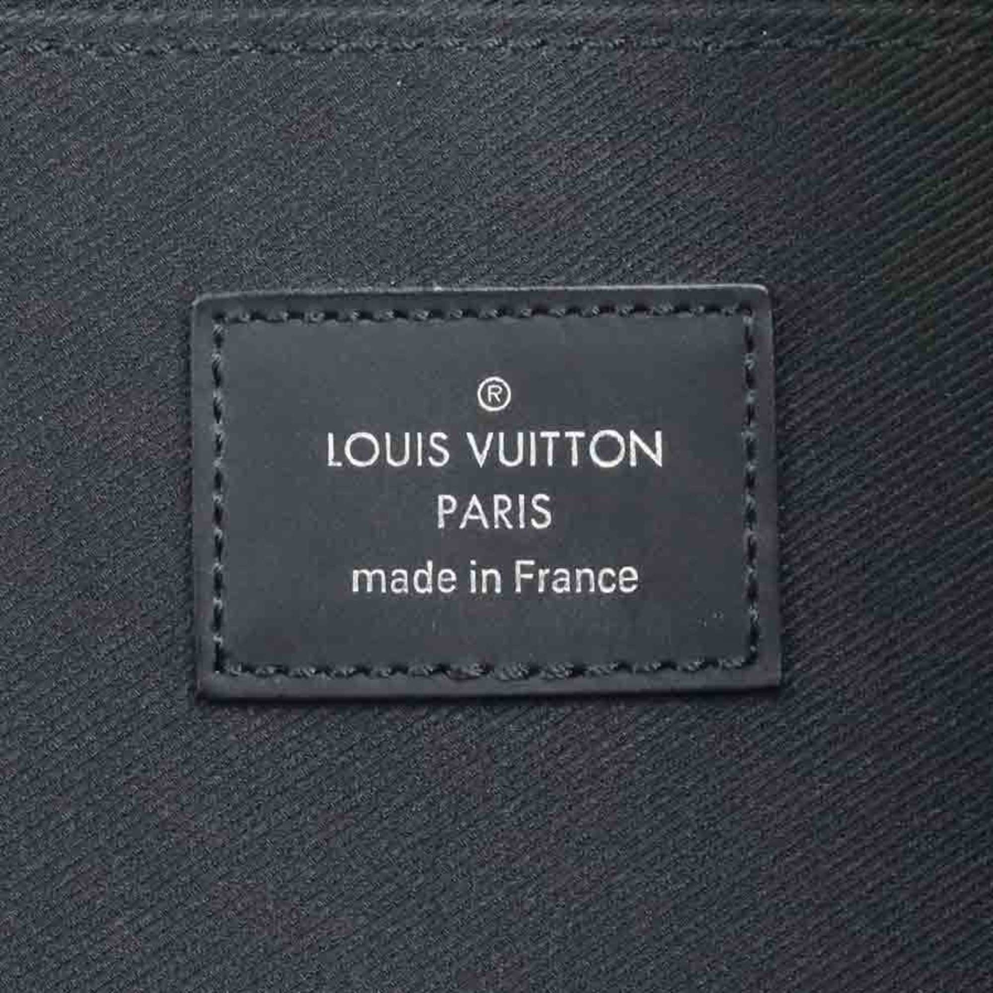 Louis Vuitton Black Damier Graphite Clutch Bag Pochette