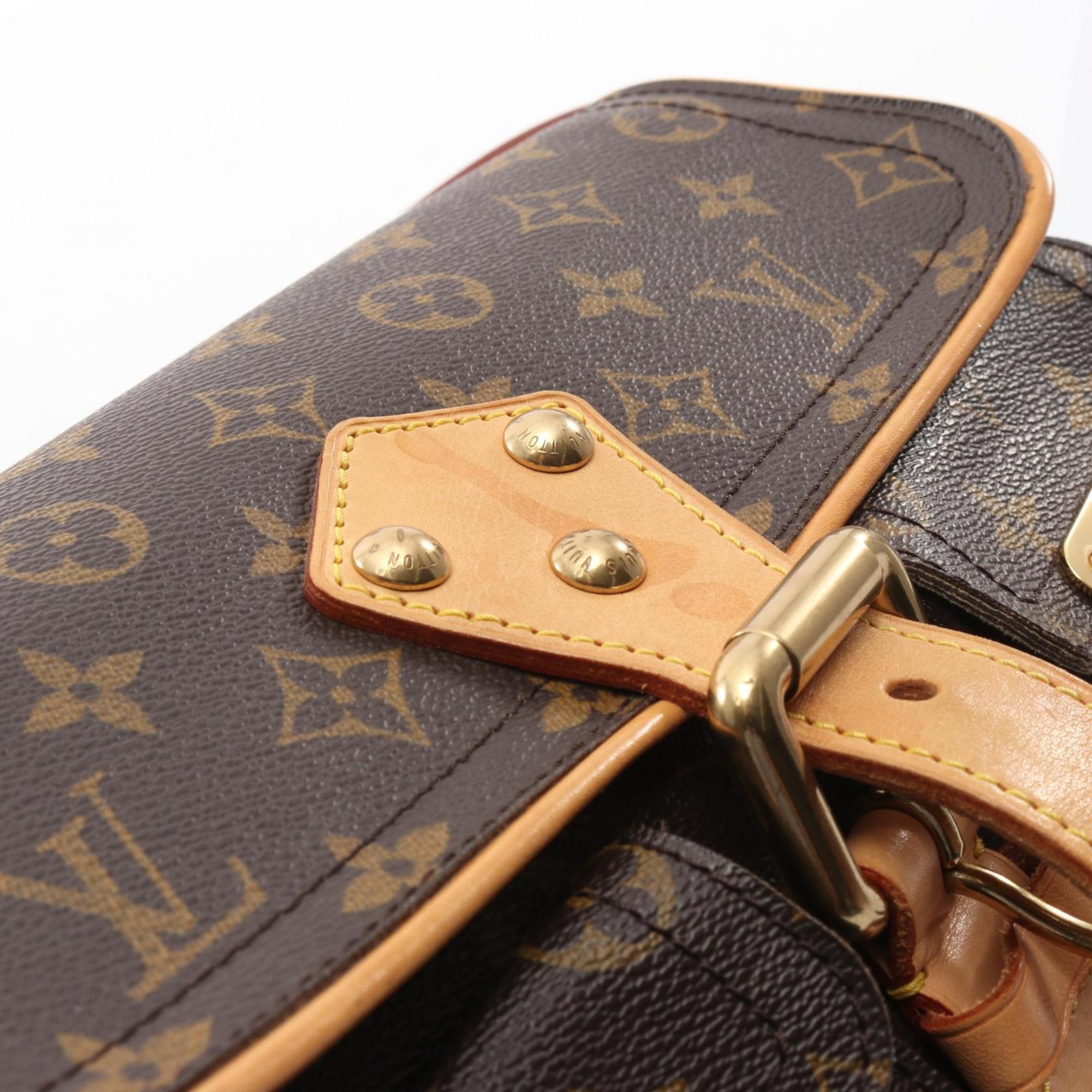 Louis Vuitton Brown Coated Canvas Pvc Leather Monogram Handbag Shoulder Bag