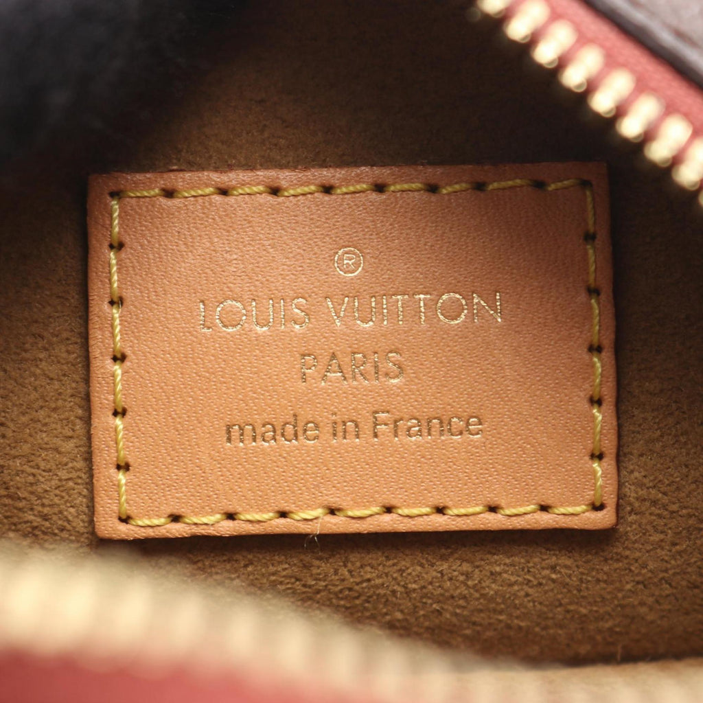 Louis Vuitton Brown Coated Canvas Leather Shoulder Bag