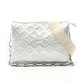 Louis Vuitton Silver Leather Shoulder Bag
