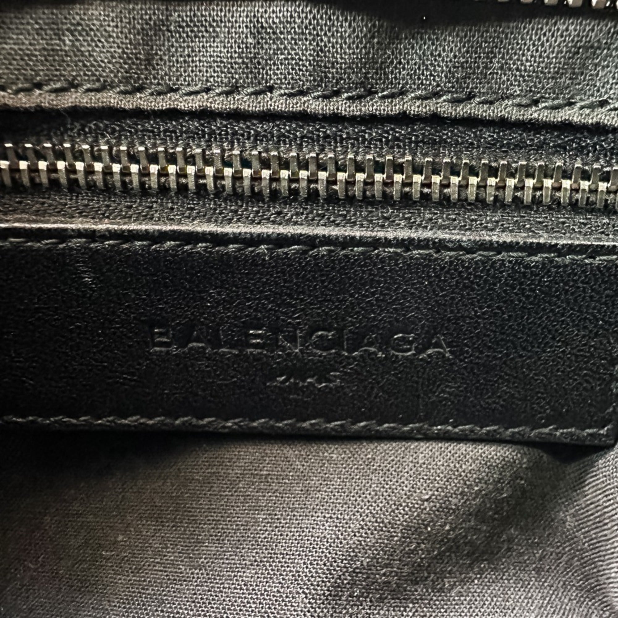 Balenciaga Dark Brown Navy Orange Hand