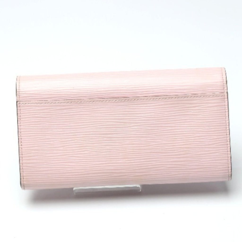 Louis Vuitton Rose Ballerine Epi Leather Long Wallet (Tri-Fold)
