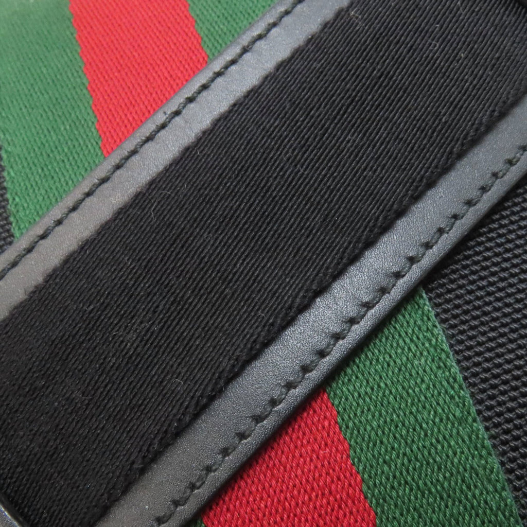 Gucci Black Canvas Shoulder Bag (Pre-Owned)