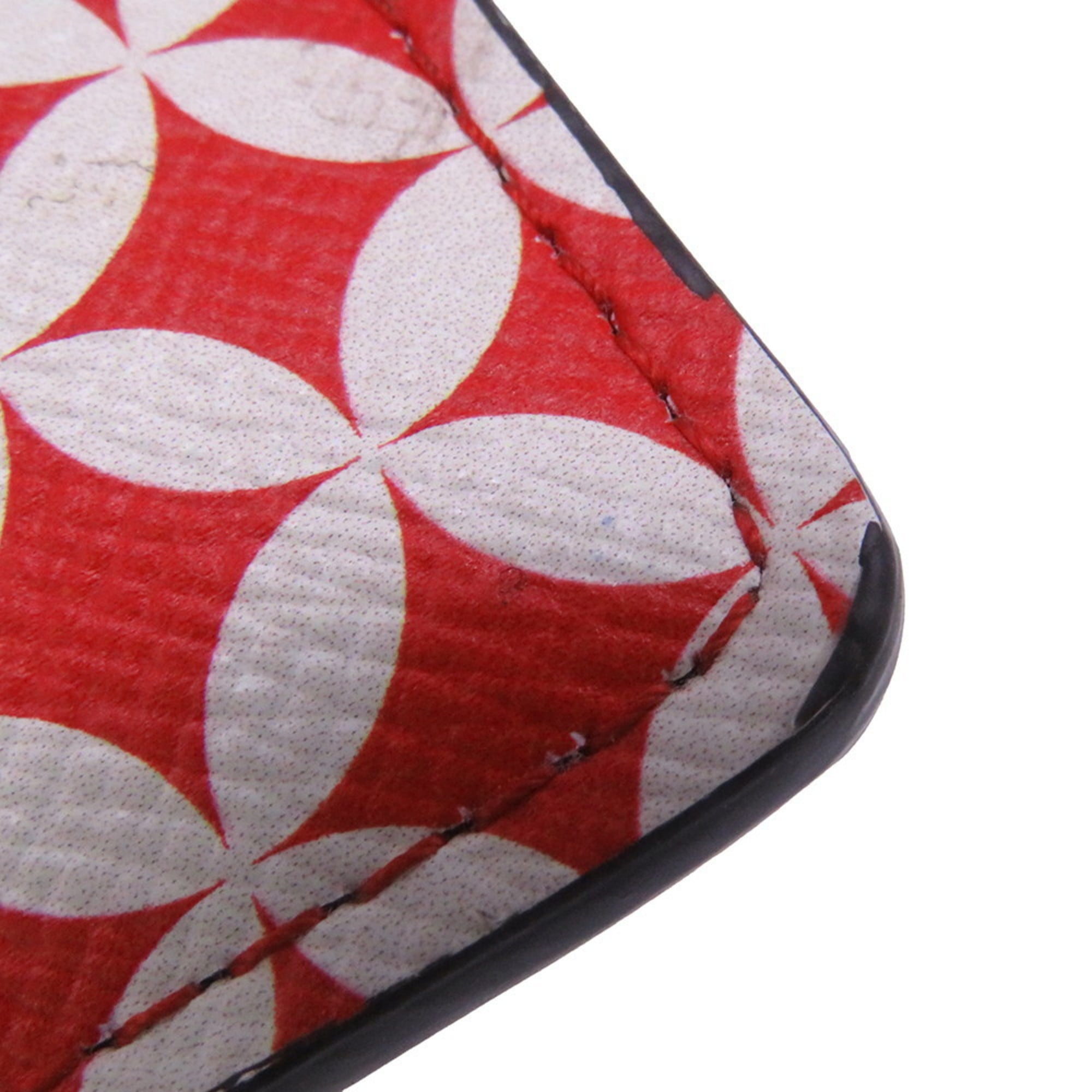 Louis Vuitton Damier Brown Damier Canvas Red Color Damier Canvas Long Wallet