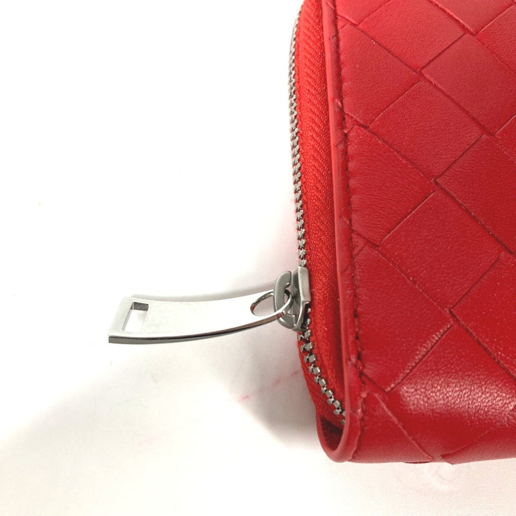 Bottega Veneta Red Leather Long Wallet (Bi-Fold)