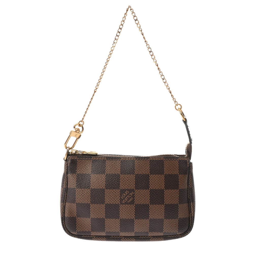 Louis Vuitton Damier Brown Damier Canvas Pochette Pouch