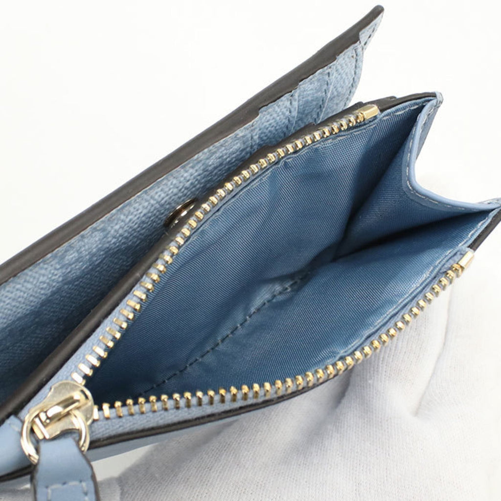 Gucci Blue Leather Wallet (Bi-Fold) (Pre-Owned)