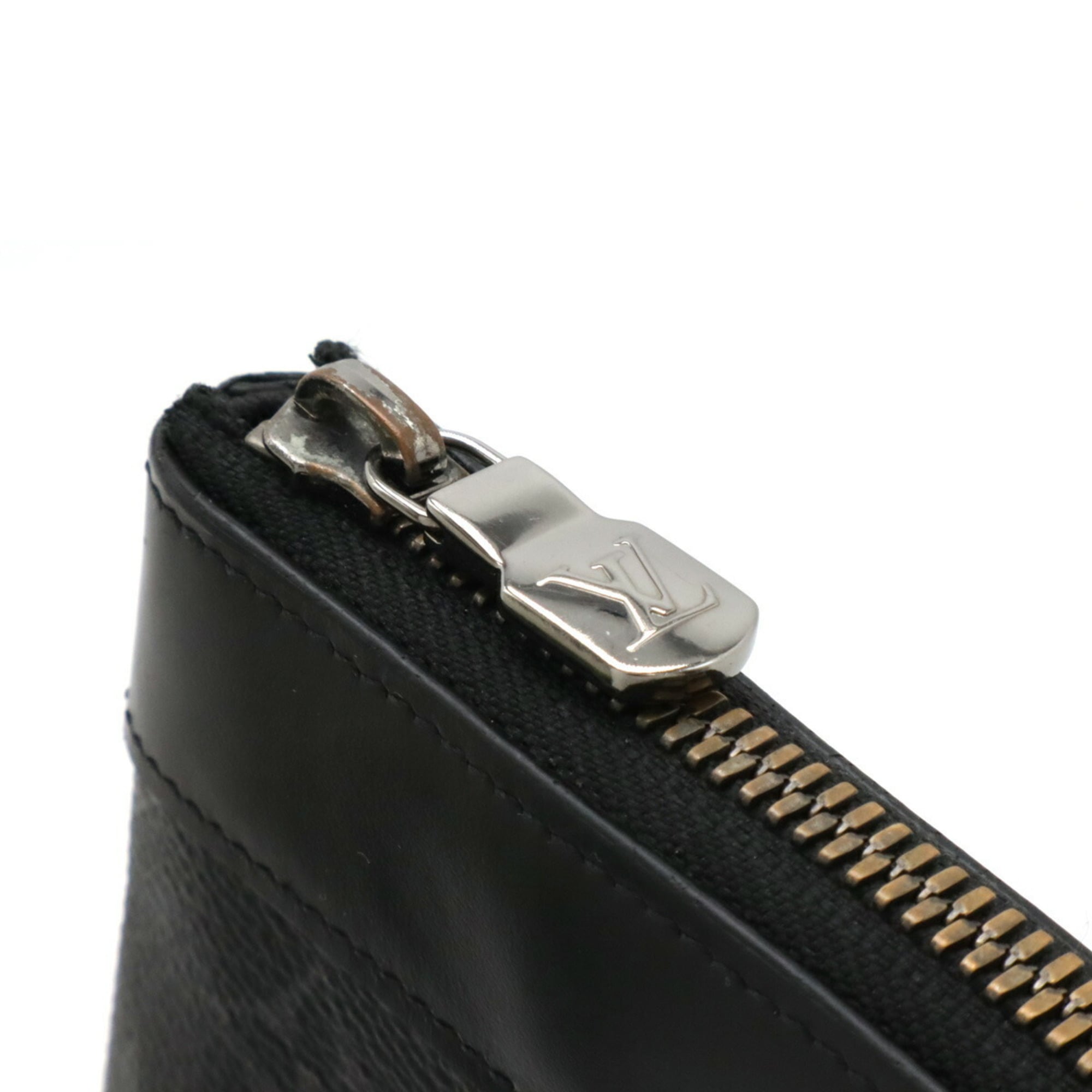 Louis Vuitton Monogram Eclipse Pvc Clutch Bag Pochette Pouch