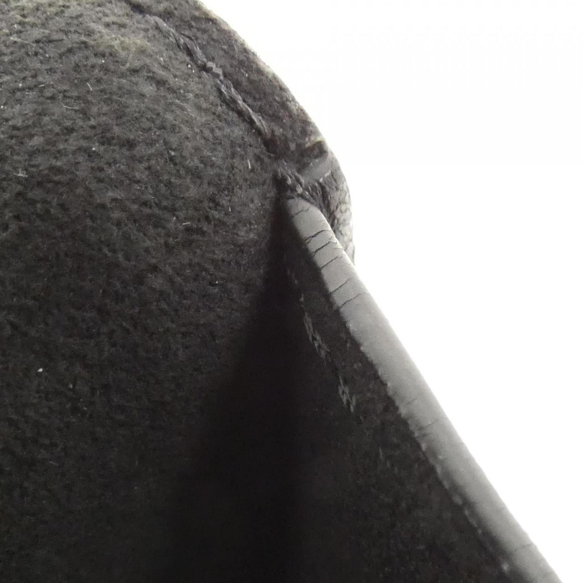 Louis Vuitton Black Tweed Spangles Leather Shoulder Bag
