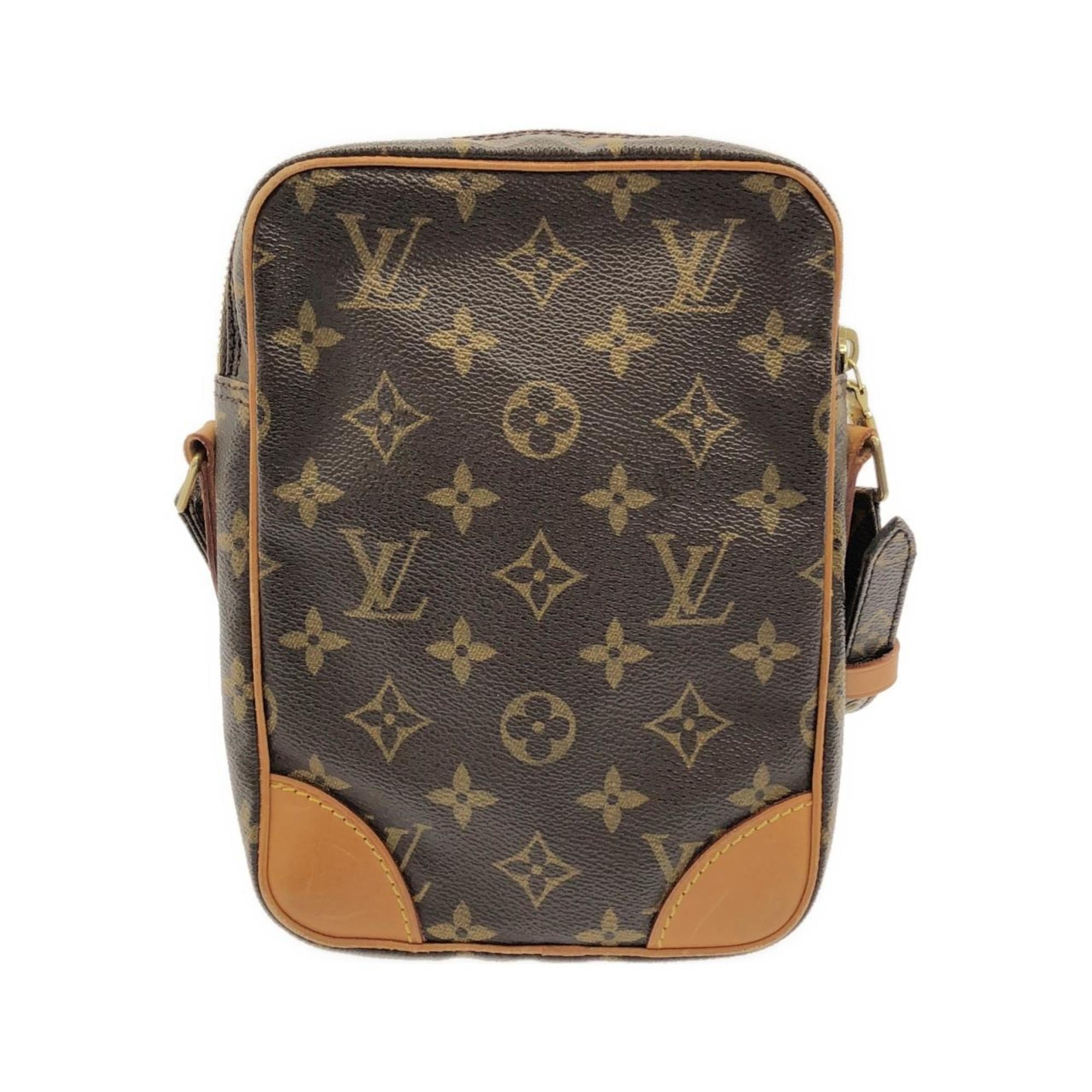 Louis Vuitton Marron Coated Canvas Shoulder Bag