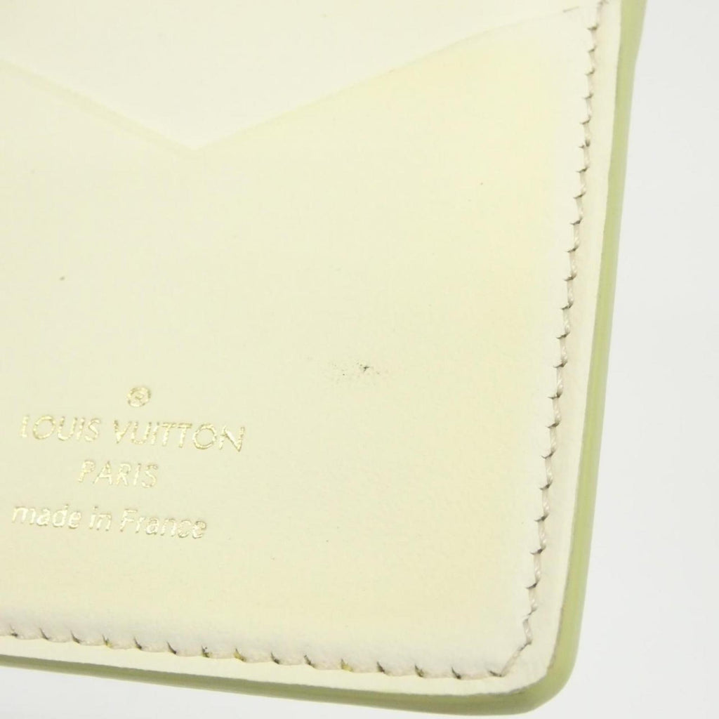 Louis Vuitton Green Leather Long Wallet