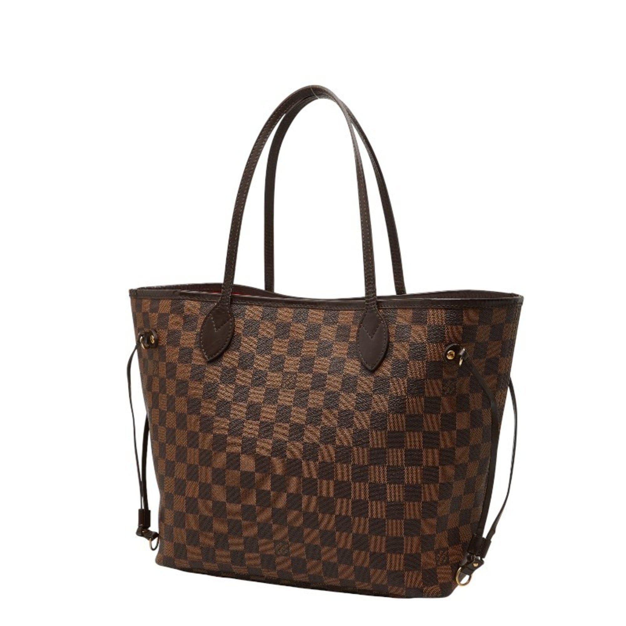Louis Vuitton Brown Pvc Leather Tote Bag