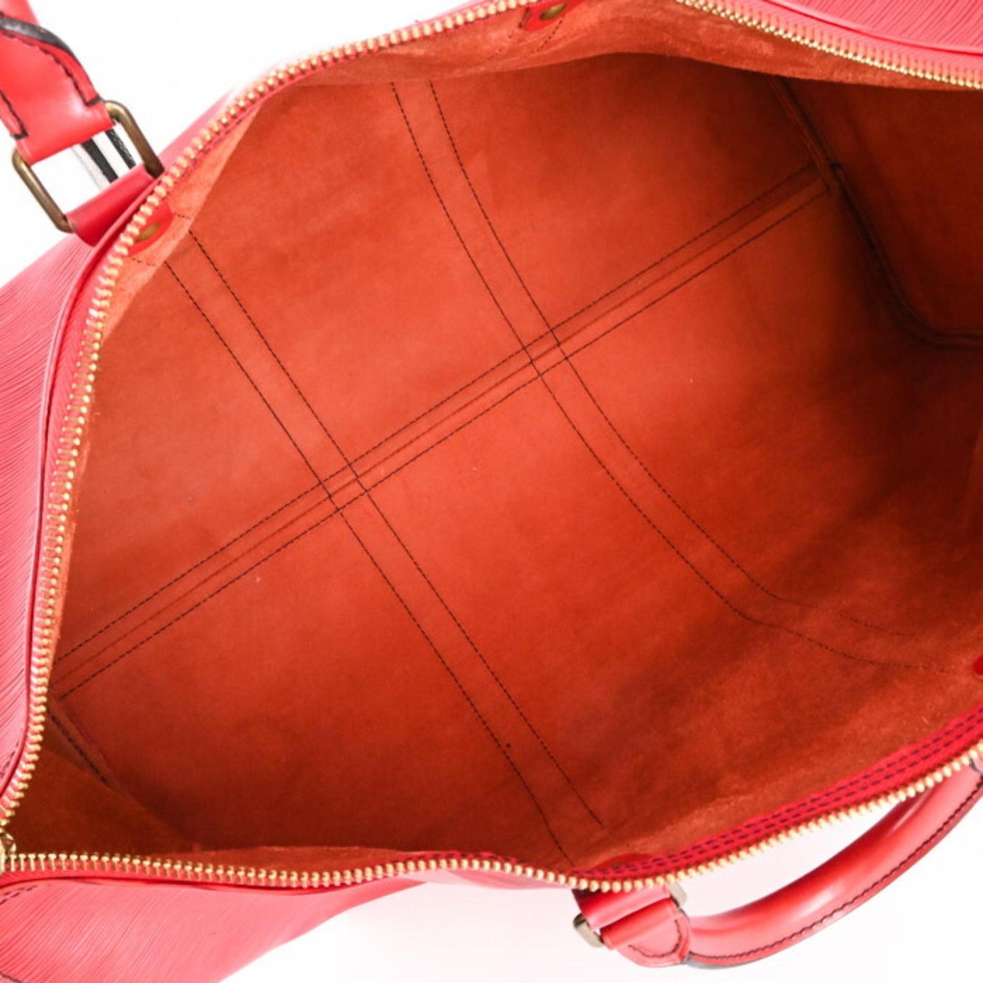 Louis Vuitton Epi Red Color Epi Leather Boston Bag Handbag