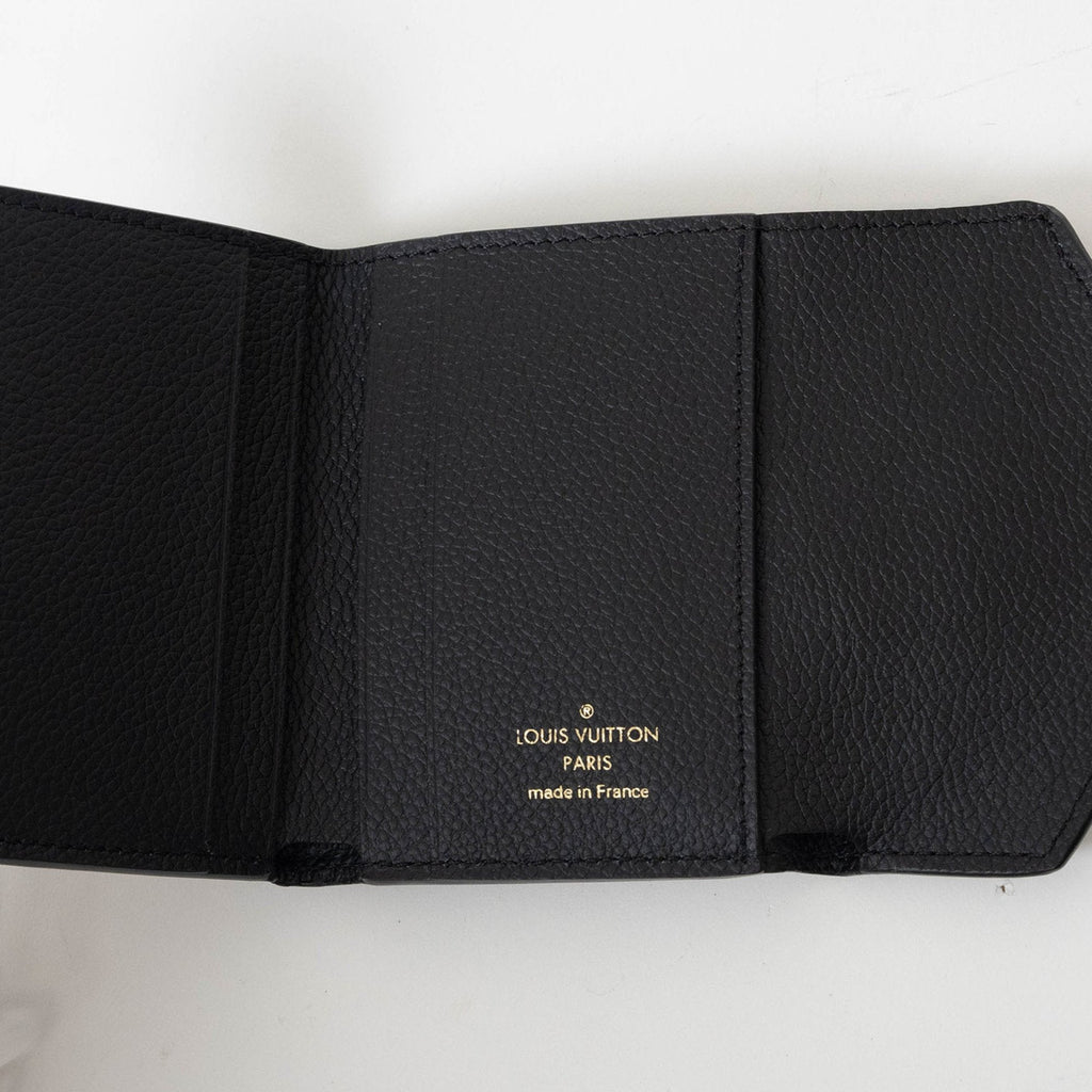 Louis Vuitton Noir Monogram Empreinte Wallet (Tri-Fold)