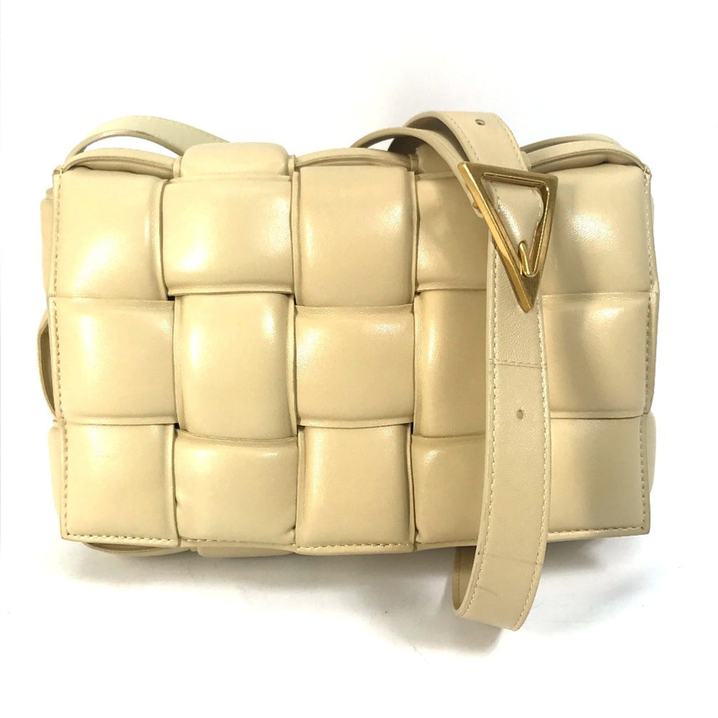 Bottega Veneta Beige Leather Shoulder Bag