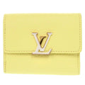 Louis Vuitton Yellow Leather Wallet (Tri-Fold)