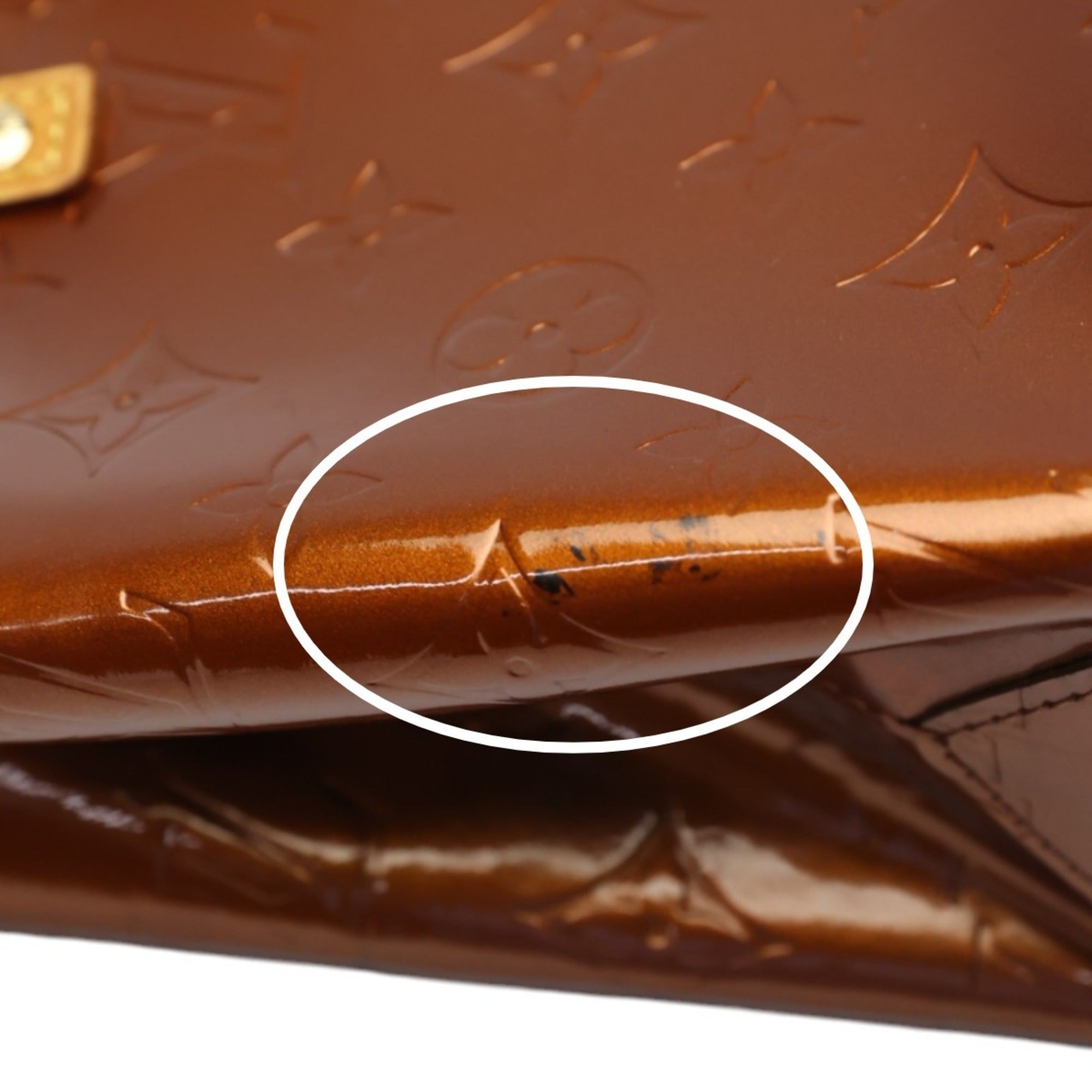 Louis Vuitton Monogram Vernis Bronze Monogram Vernis Handbag