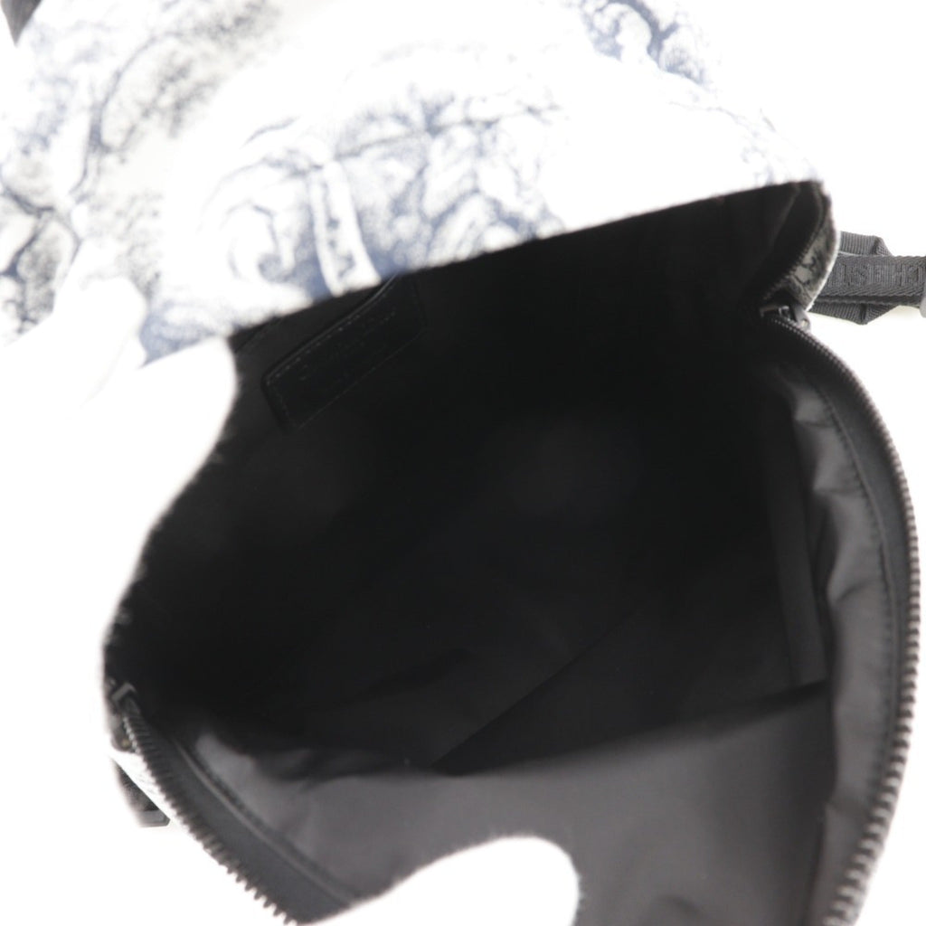 Christian Dior Black White Nylon Backpack (Pre-Owned)