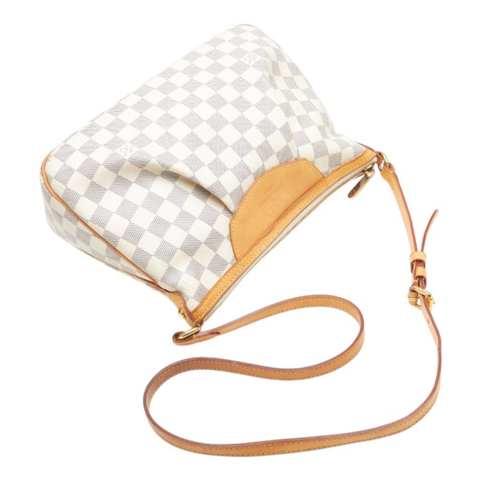 Louis Vuitton White Pvc Leather Shoulder Bag
