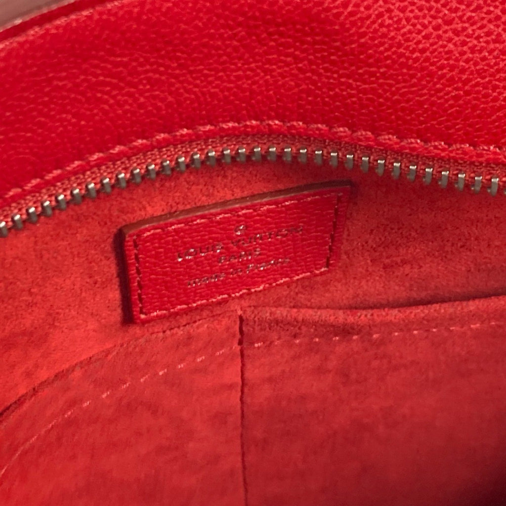 Louis Vuitton Monogram Red Color Ruby Monogram Handbag Shoulder Bag Tote Bag