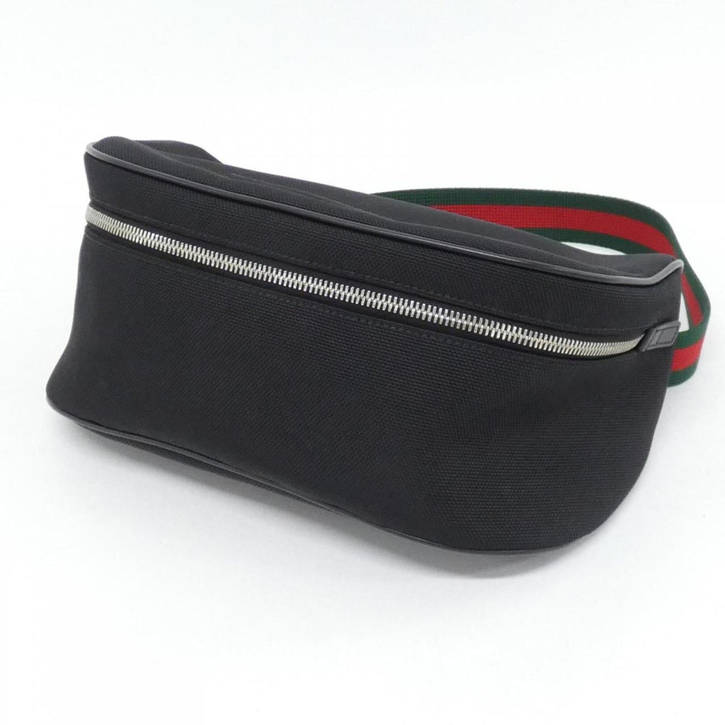 Gucci Black Canvas Shoulder Bag (Pre-Owned)