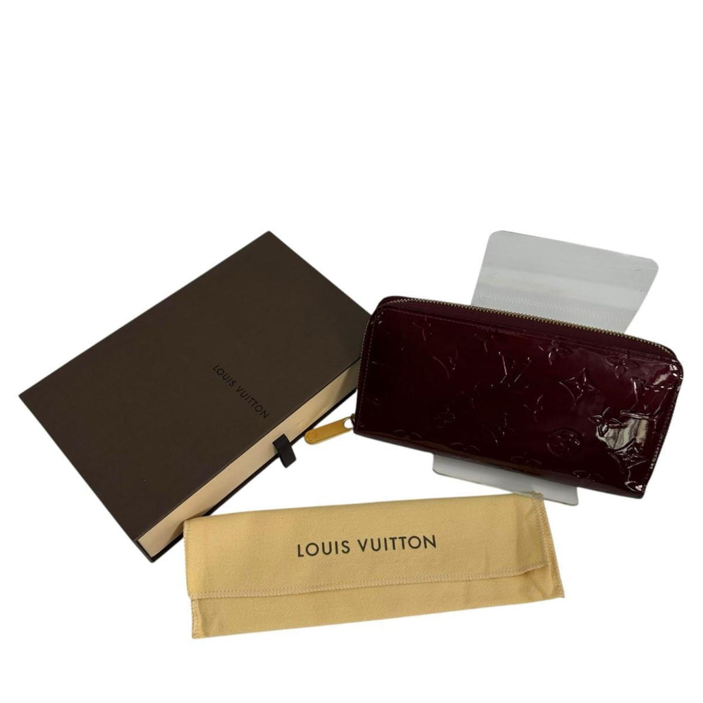 Louis Vuitton Monogram Vernis Magenta Monogram Vernis Long Wallet