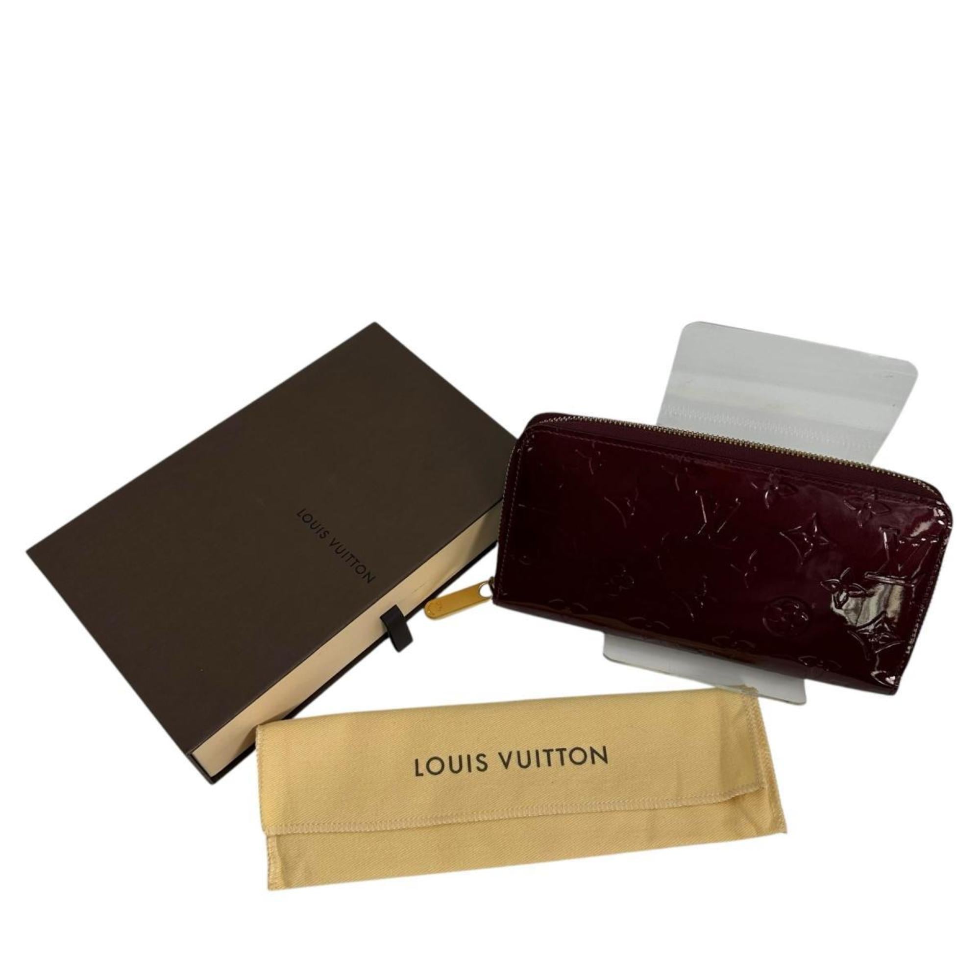 Louis Vuitton Monogram Vernis Magenta Monogram Vernis Long Wallet