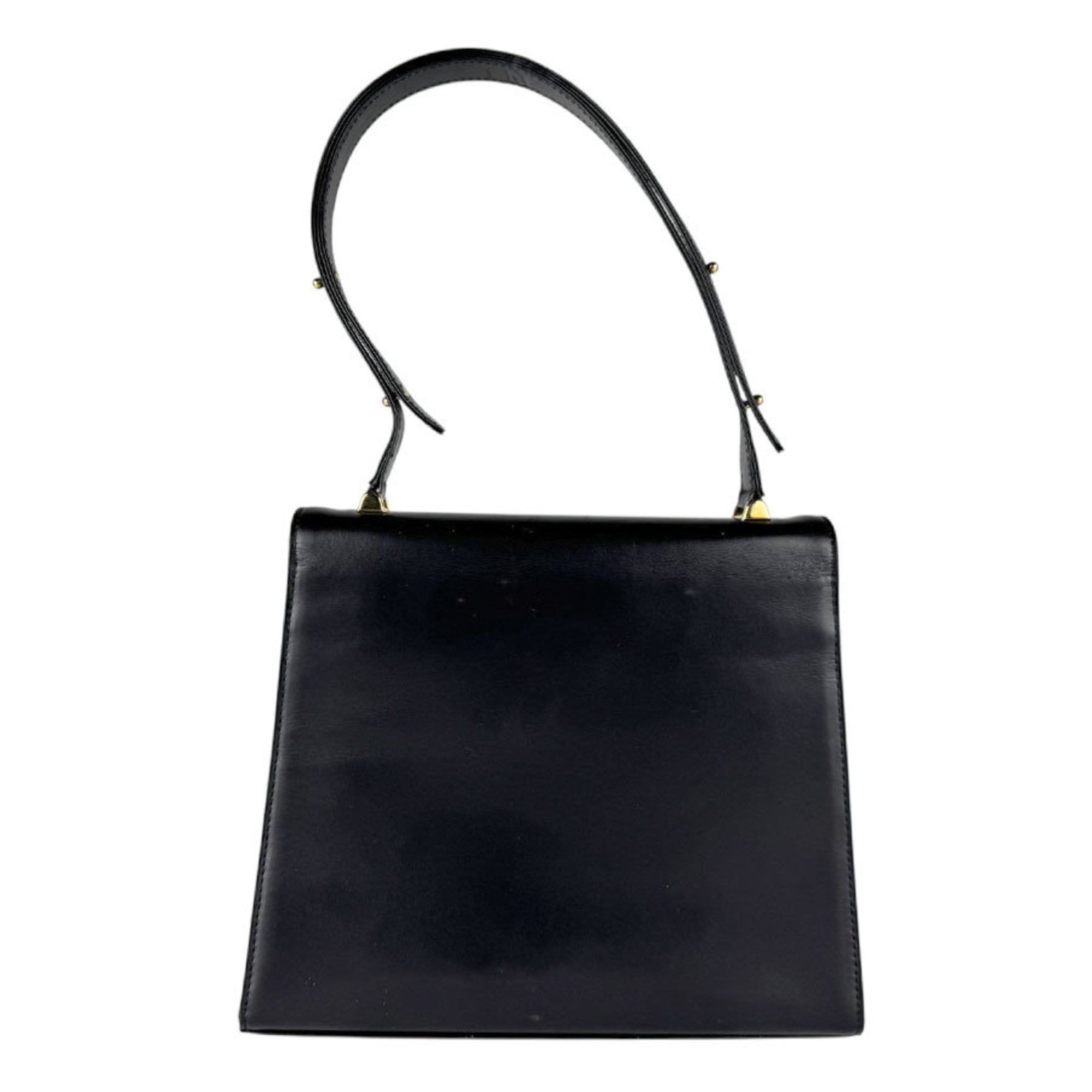 Louis Vuitton Noir Leather Shoulder Bag