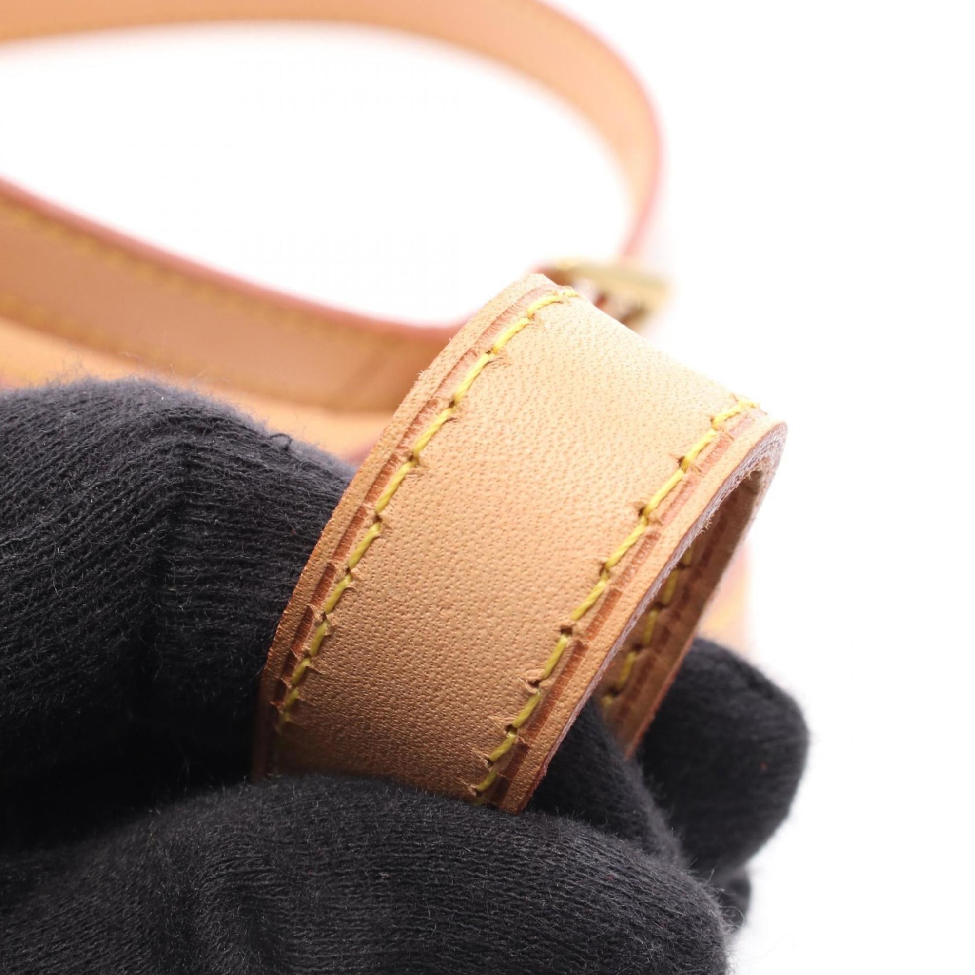 Louis Vuitton Brown Coated Canvas Pvc Monogram Leather Handbag Shoulder Bag