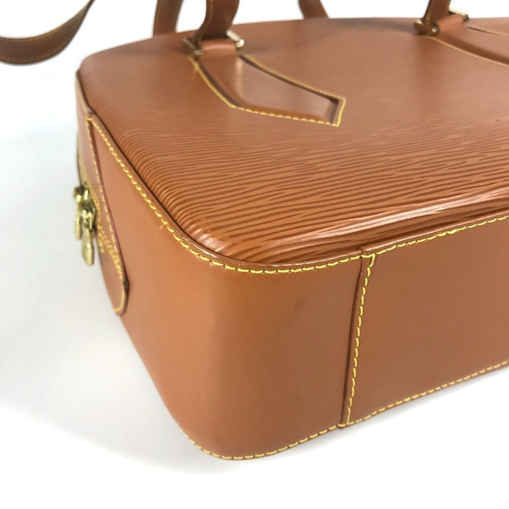 Louis Vuitton Brown Gold Cipango Epi Leather Shoulder Bag Tote Bag