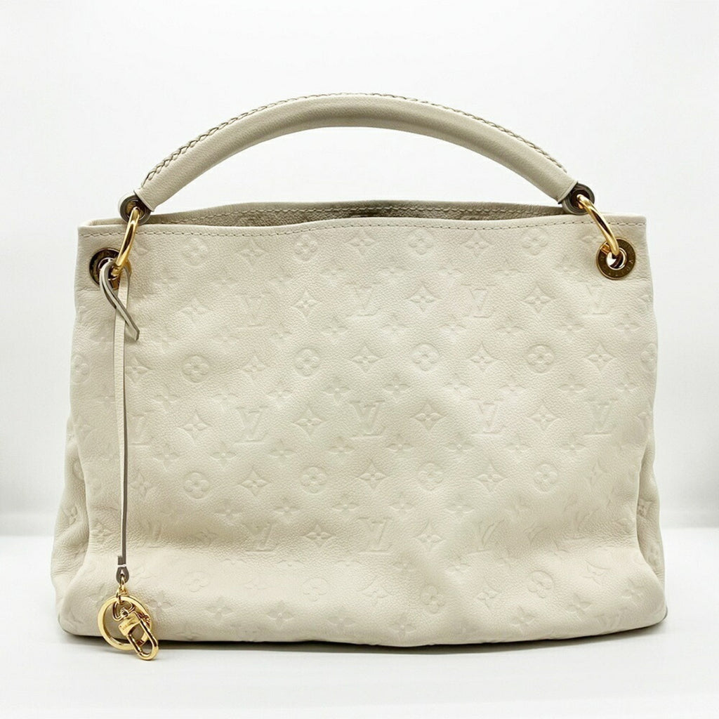 Louis Vuitton Monogram Empreinte Ivory Neige Monogram Empreinte Handbag