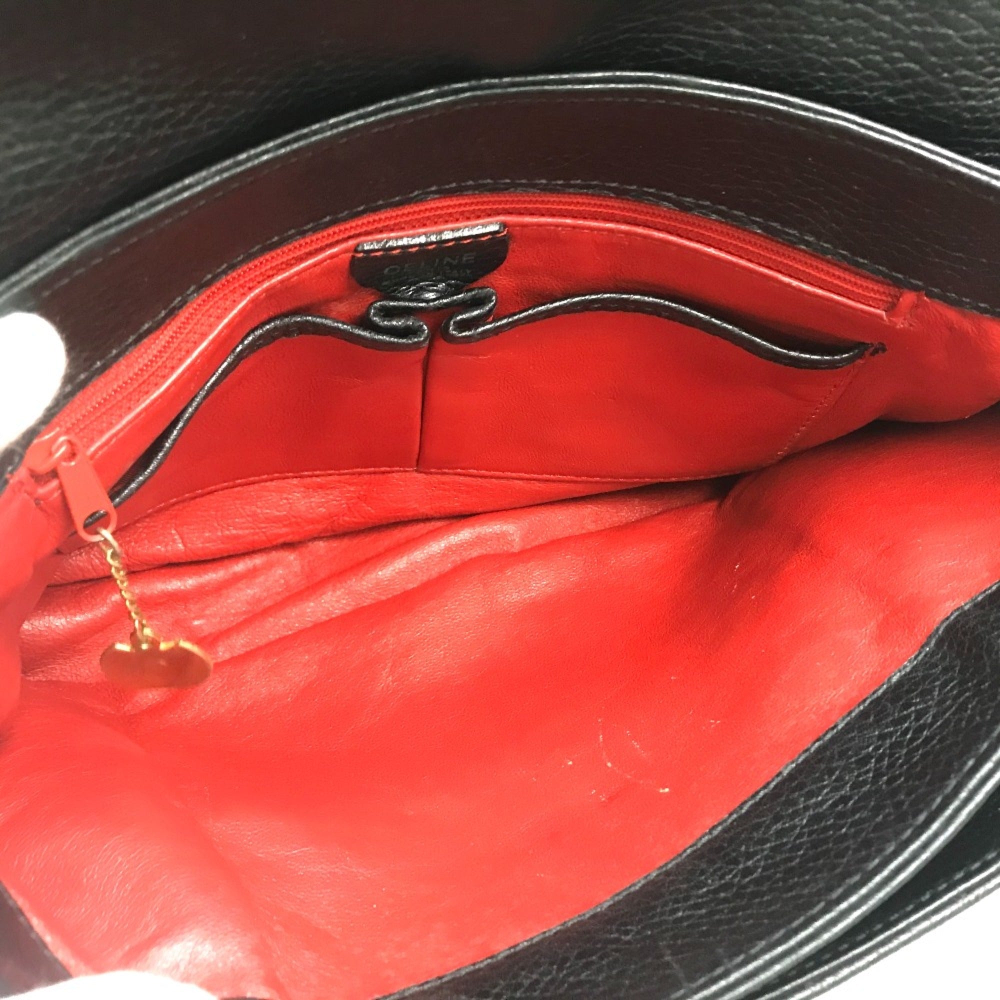 Celine Black Leather Handbag