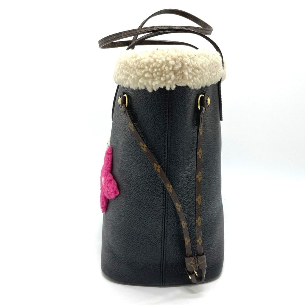 Louis Vuitton Black Monogram Monogram Leather Shoulder Bag Tote Bag