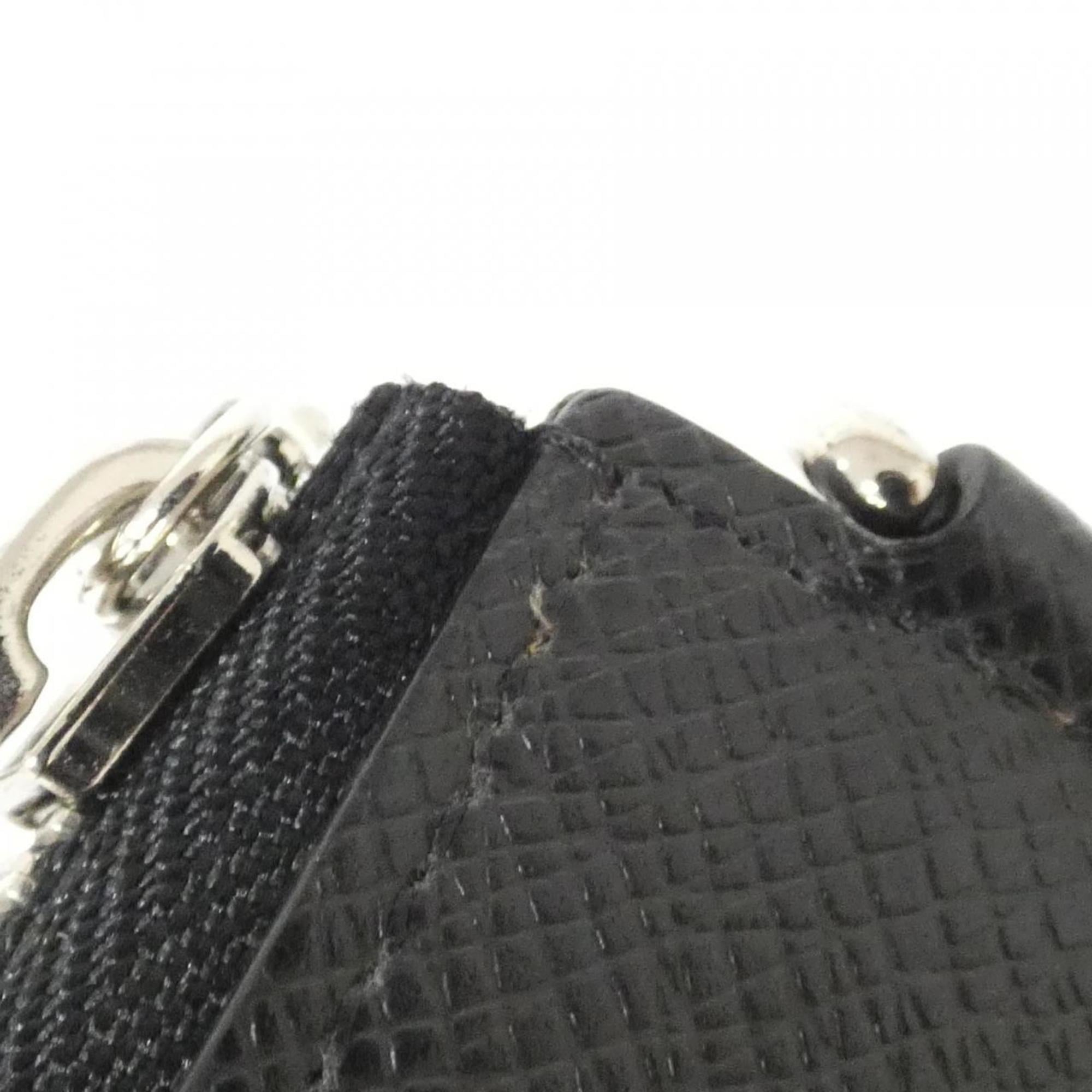Louis Vuitton Black Taiga Leather Leather Long Wallet