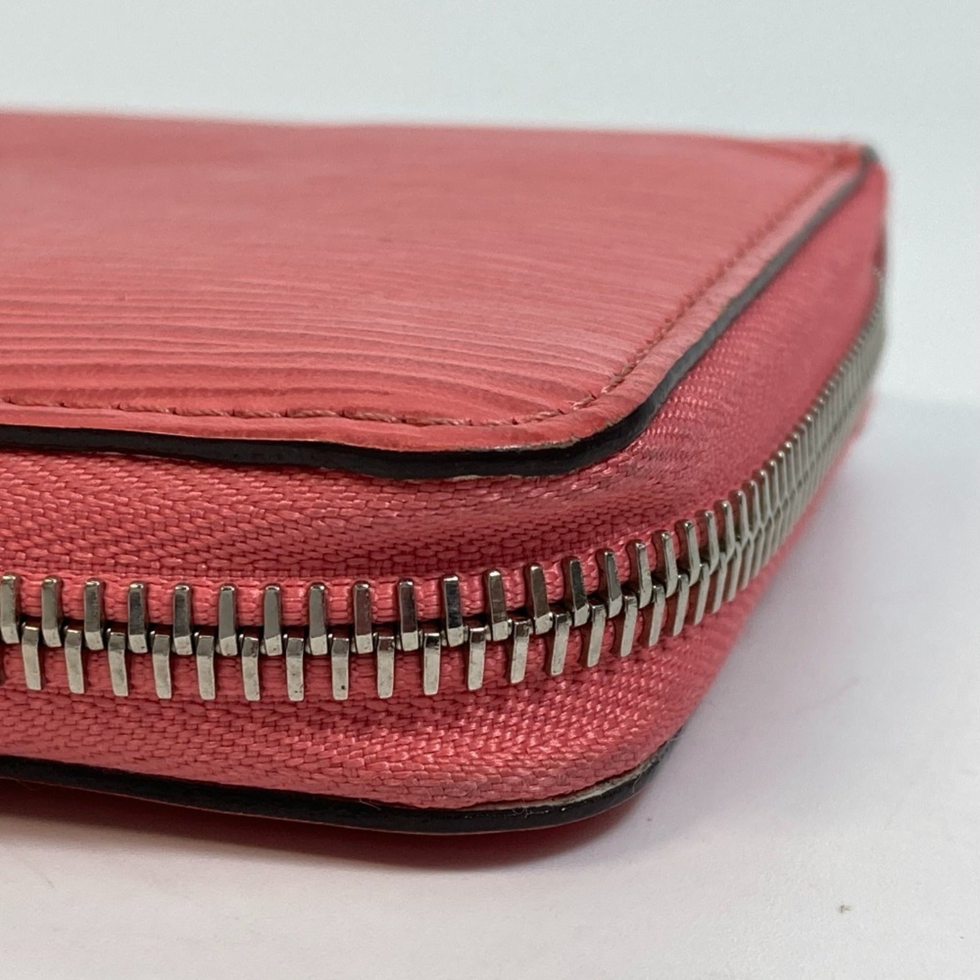 Louis Vuitton Epi Corail Pink Epi Leather Long Wallet
