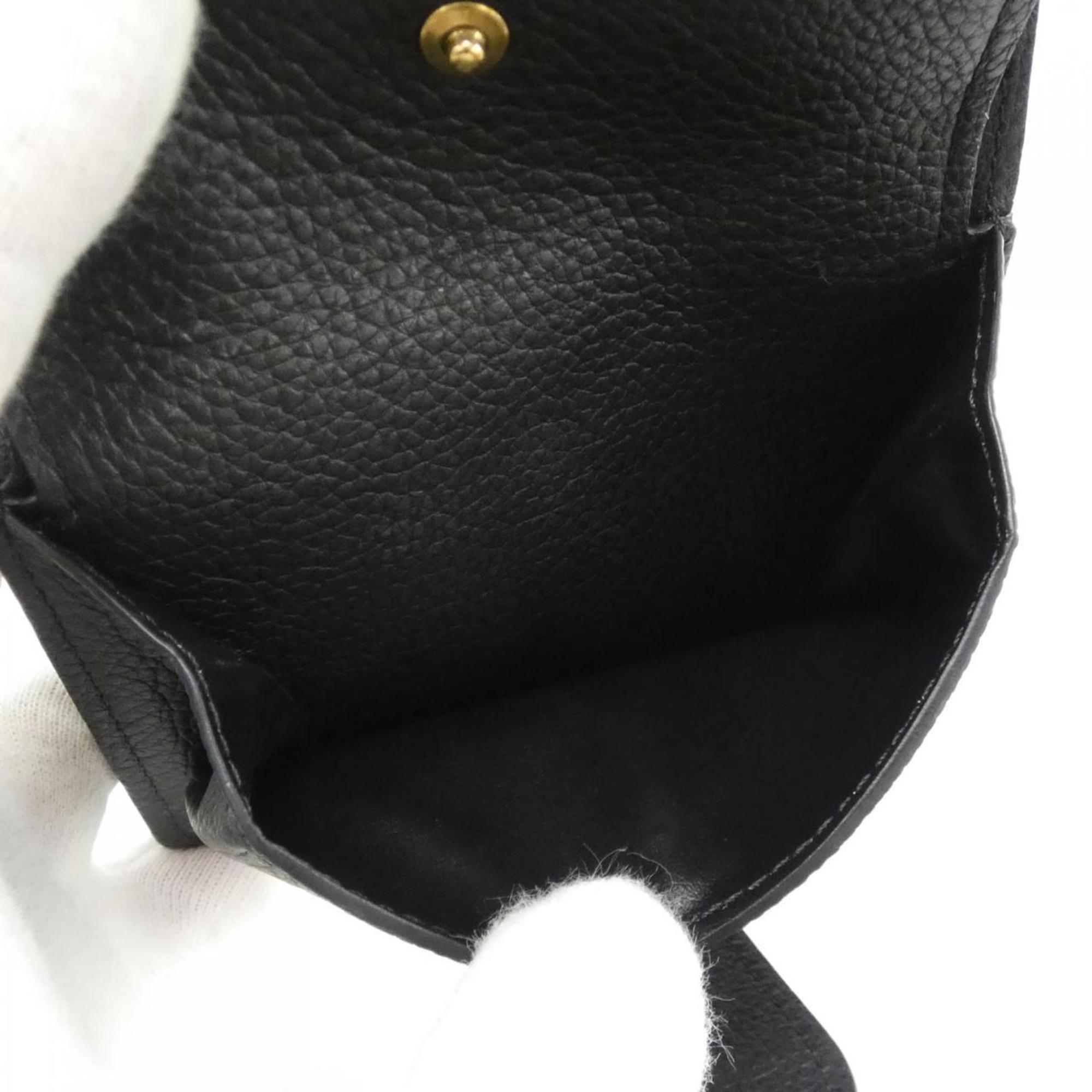 Louis Vuitton Black Leather Wallet