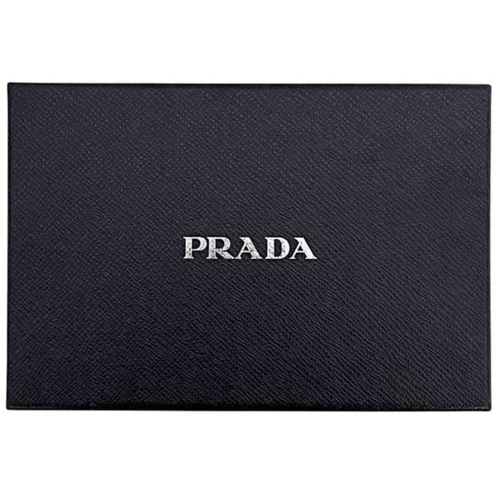 Prada Light Green Satin Pouch