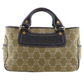 Celine Khaki Canvas Handbag