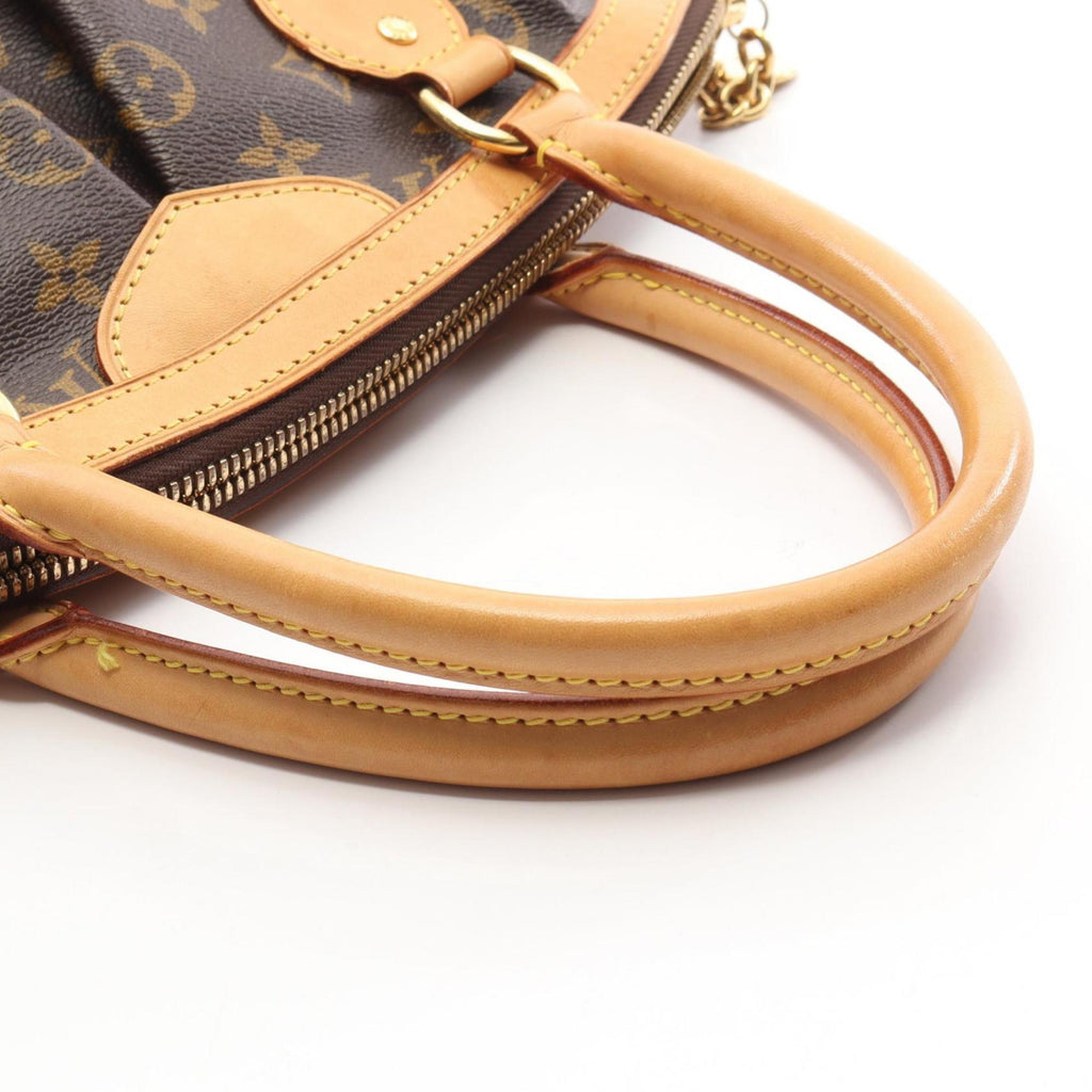 Louis Vuitton Brown Coated Canvas Pvc Leather Monogram Handbag