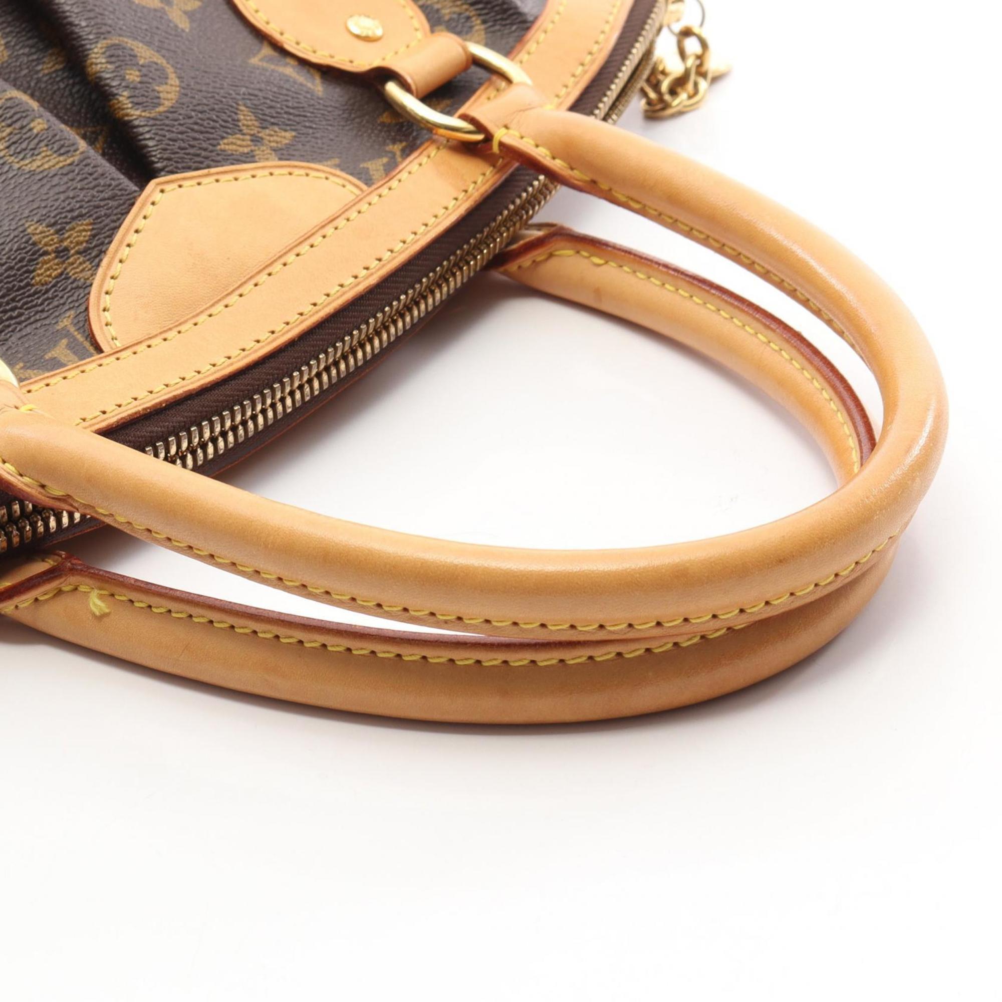 Louis Vuitton Brown Coated Canvas Pvc Leather Monogram Handbag