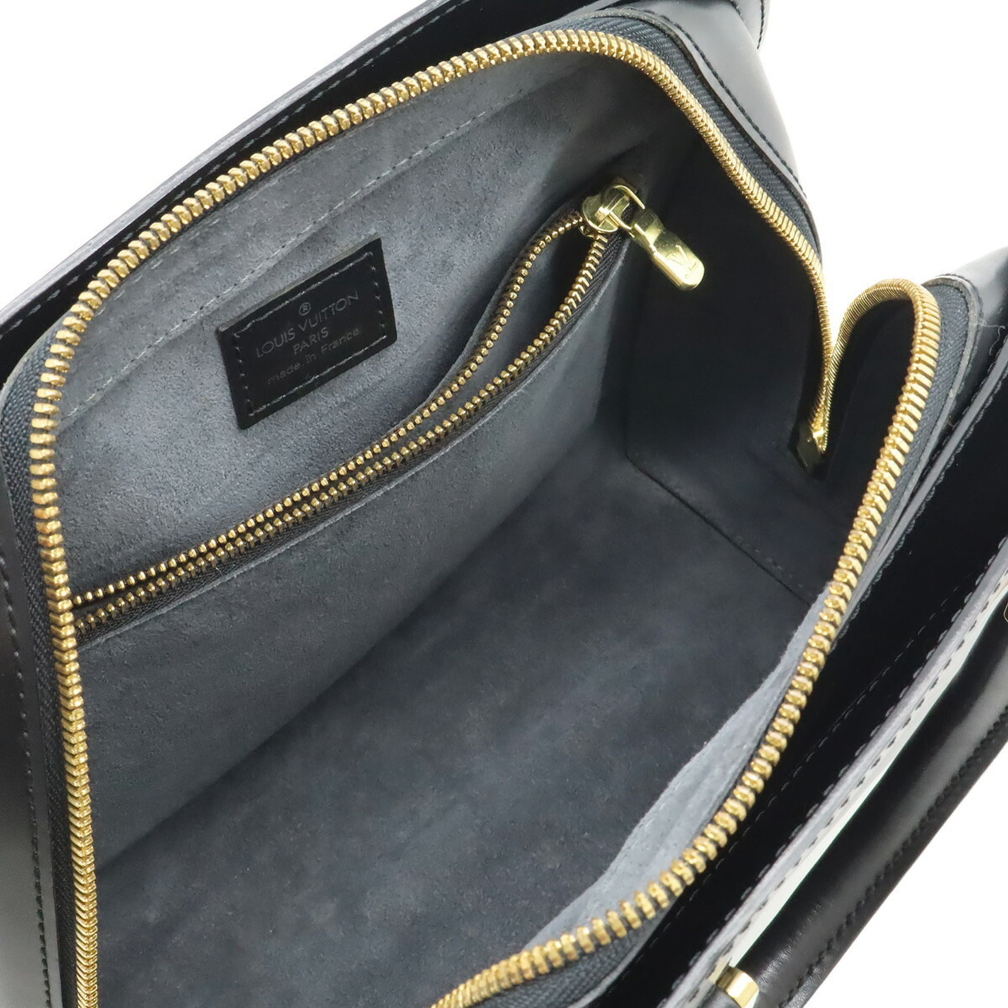 Louis Vuitton Epi Black Noir Epi Leather Handbag
