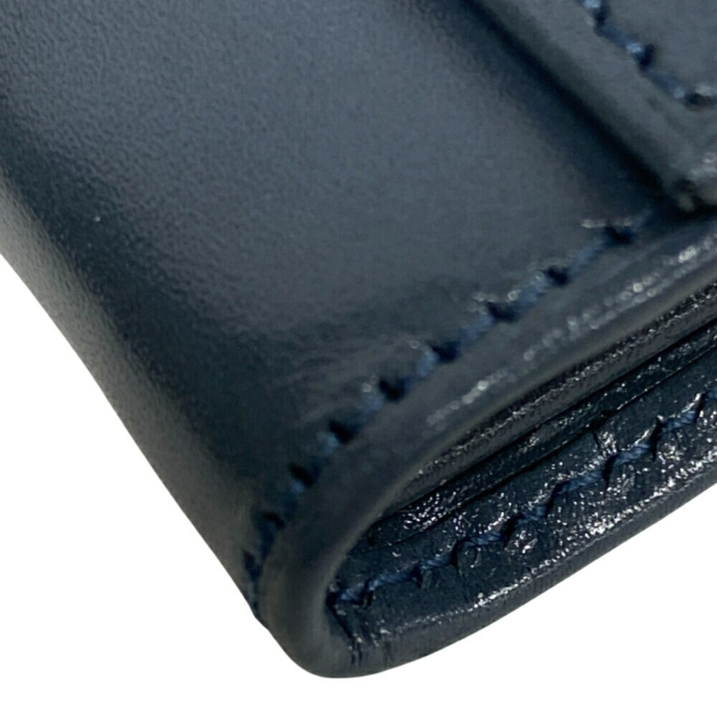 Prada Blue Leather Wallet (Bi-Fold)